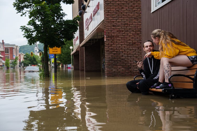 As extreme downpours trigger flooding around the world, scientists take a closer look at global warming’s role