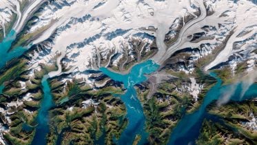 Meltdown of Alaska’s Columbia Glacier Captured From Orbit