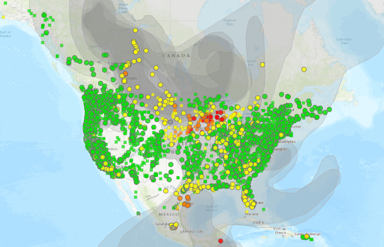 Wildfire smoke is back – fires burning across Canada are already triggering US air quality alerts in the Midwest and Plains