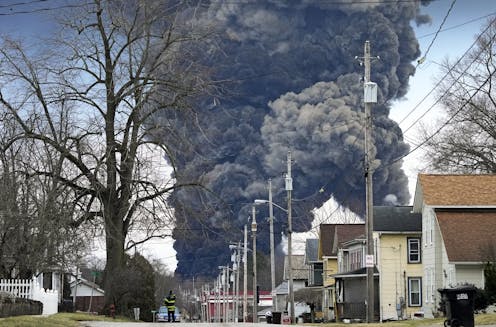 Toxic chemicals from Ohio train derailment lingered in buildings for months – here’s what our investigation found in East Palestine