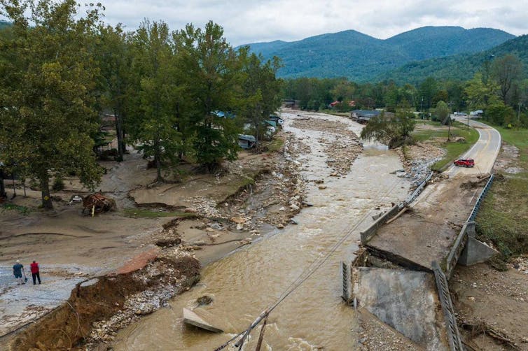 Health risks are growing in mountain areas flooded by Hurricane Helene and cut off from clean water, power and clinics