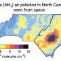 Air pollution inequities linked to industrial swine facilities are detectable from space