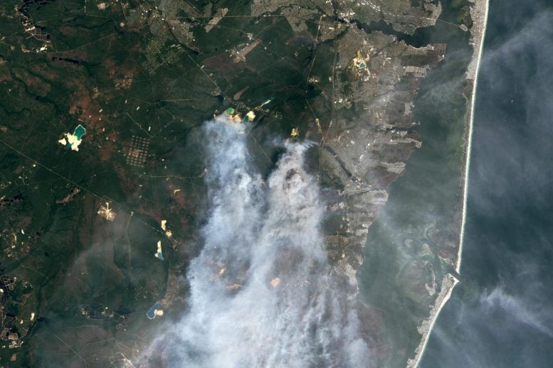 Inferno From Orbit: NASA Tracks 15,000-Acre Wildfire in New Jersey’s Pine Barrens