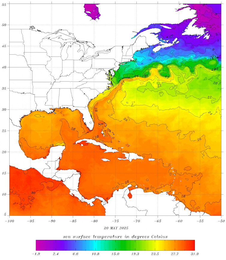 Forecasters expect a busy 2025 hurricane season – a storm scientist explains why and what meteorologists are watching