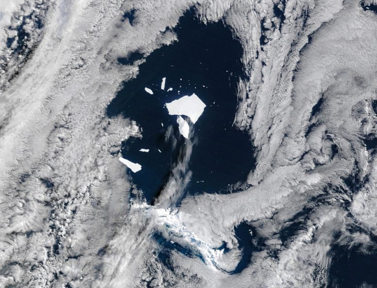 NASA Captures Stunning Images of a Titanic Iceberg’s Collapse