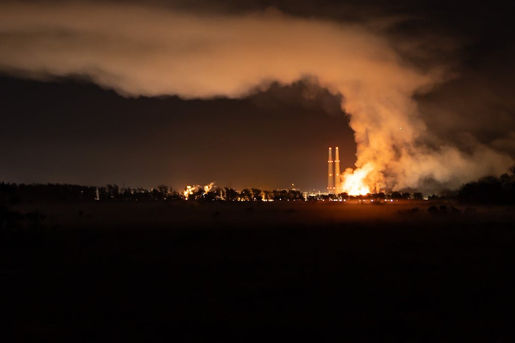 When the world’s largest battery power plant caught fire, toxic metals rained down – wetlands captured the fallout