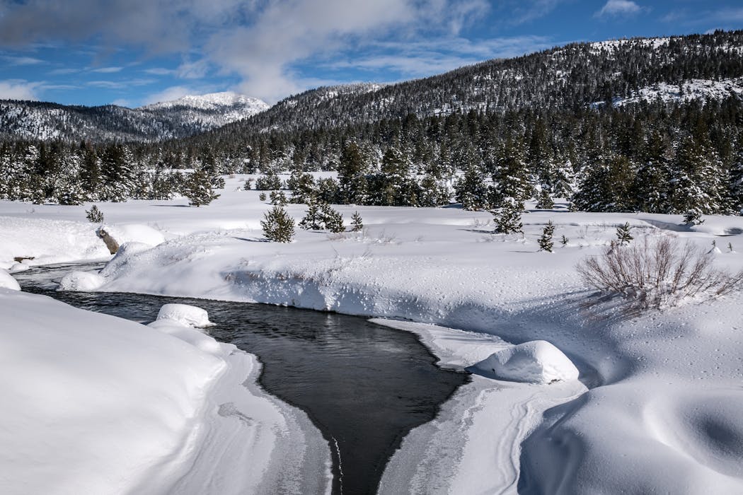 Winter’s alarmingly low snowpack offers a glimpse of the changing rhythm of water in the western US